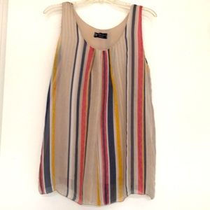 Bella Amore striped sleeveless summer top